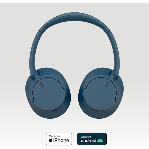 Sony WH-CH720N Blau Over Ear Kopfhörer mit Noise Cancelling