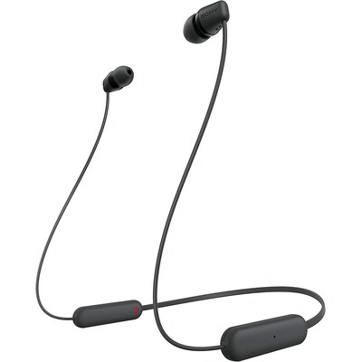 Motorroller,Wasserdicht günstig Kaufen-Sony WI-C100 Kabellose In-Ear-Kopfhörer schwarz. Sony WI-C100 Kabellose In-Ear-Kopfhörer schwarz <![CDATA[• Typ: In-Ear Kopfhörer - geschlossen • Übertragung: Bluetooth • Einsatzgebiet: Sport • Farbe: Schwarz • Wasserdicht (IPX4)]]>.