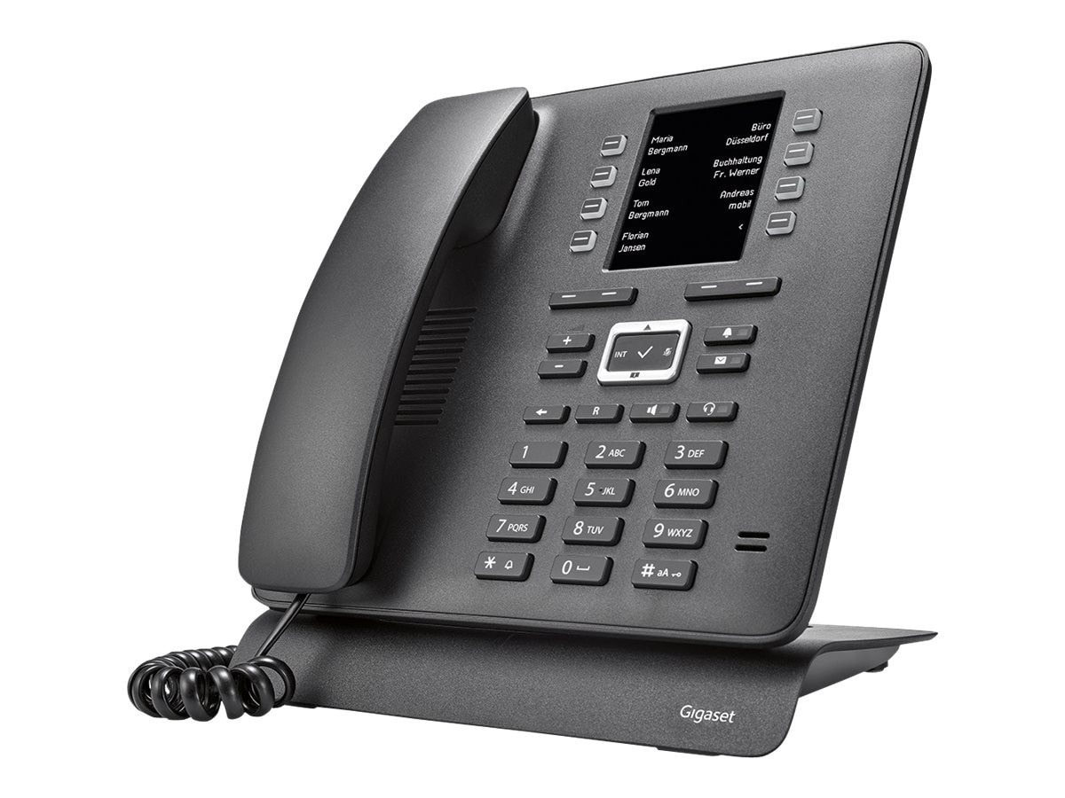 Gigaset T480HX VoiP DECT-Telefon schwarz