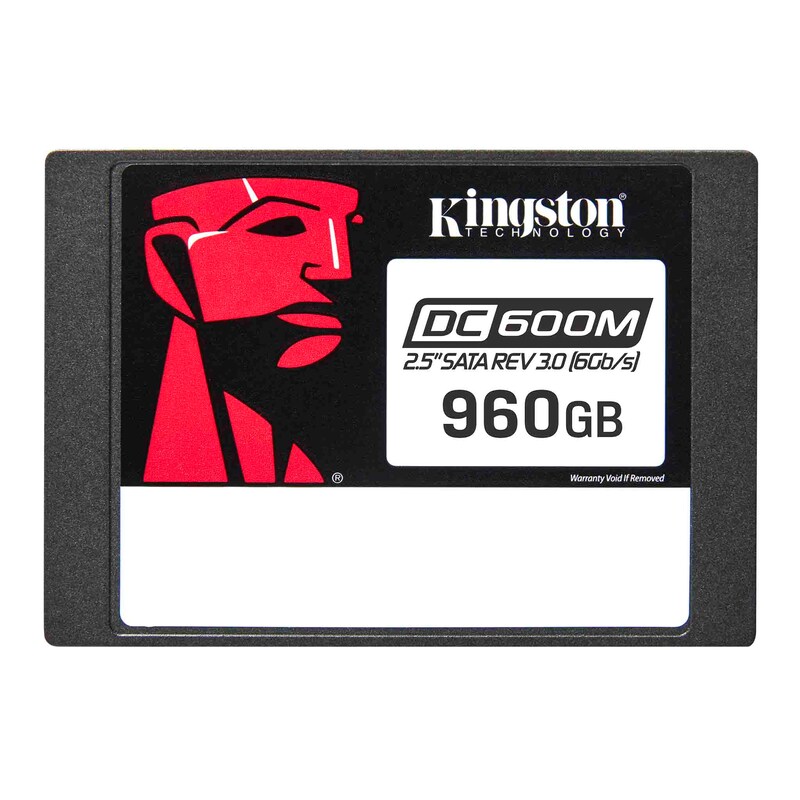 Kingston DC600M Enterprise SATA SSD 960 GB 2,5 zoll 3D TLC NAND