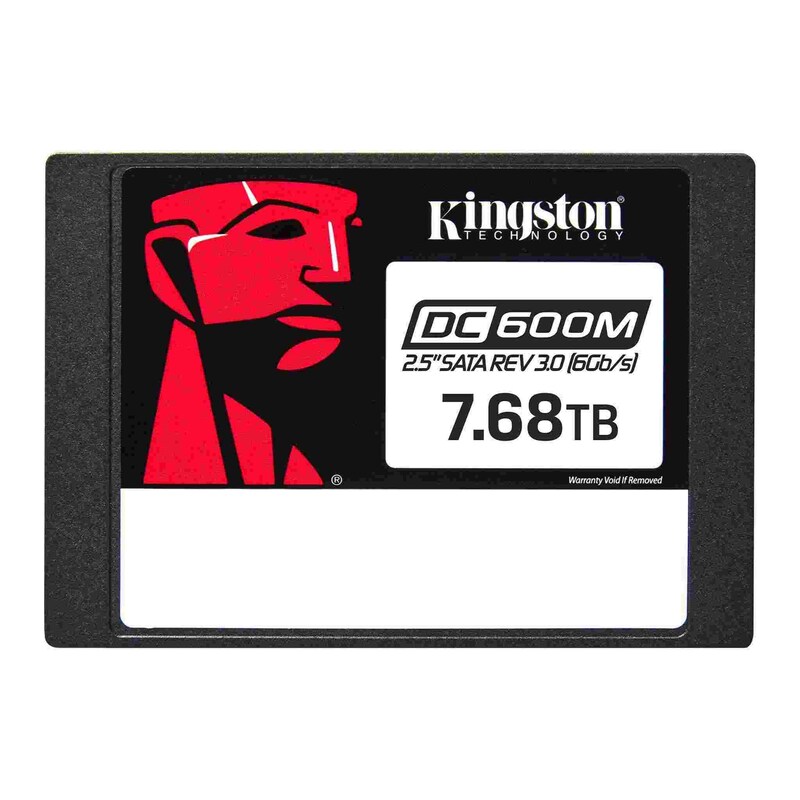 Kingston DC600M Enterprise SATA SSD 7,68 TB 2,5 zoll 3D TLC NAND
