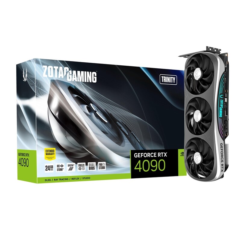 ZOTAC GAMING GeForce RTX 4090 TRINITY 24GB GDDR6X Grafikkarte 3xDP/HDMI