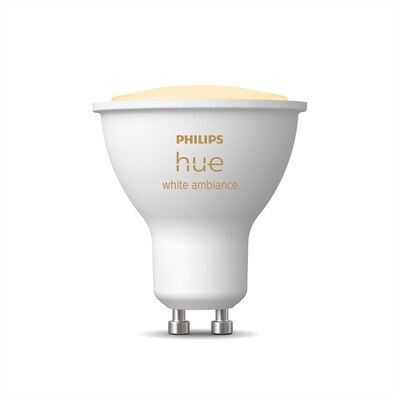 cke Typ günstig Kaufen-Philips Hue White Ambiance GU10 Einzelpack 350lm. Philips Hue White Ambiance GU10 Einzelpack 350lm <![CDATA[• Austauschtype: LED-Lampe / Sockel: GU10 / Lichtfarbe: warmweiß - tages • Energieeffizienzklasse: G • Leistung: 5 Watt als Ersatz für k.A.