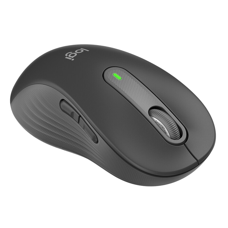 Logitech Signature M650 Gr.L Linkshänder Kabellose Maus Grafit