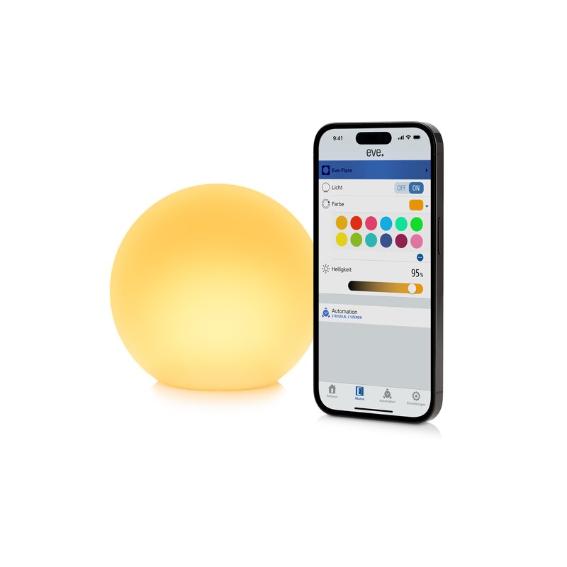 Eve Flare - portable smarte LED-Leuchte Apple HomeKit Thread