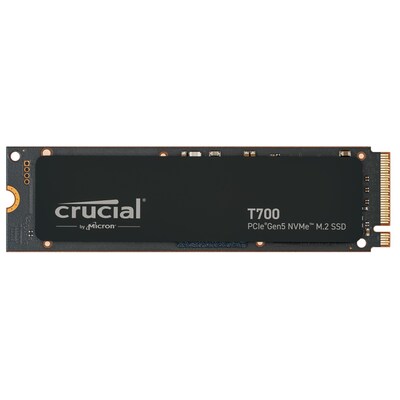 VM 124 günstig Kaufen-Crucial T700 NVMe SSD 2 TB M.2 2280 PCIe 5.0. Crucial T700 NVMe SSD 2 TB M.2 2280 PCIe 5.0 <![CDATA[• 2 TB - 3,8 mm Bauhöhe • M.2 2280 Card, PCIe 5.0 • Maximale Lese-/Schreibgeschwindigkeit: 12400 MB/s / 11.800 MB/s • Performance: Perfekt für Mu