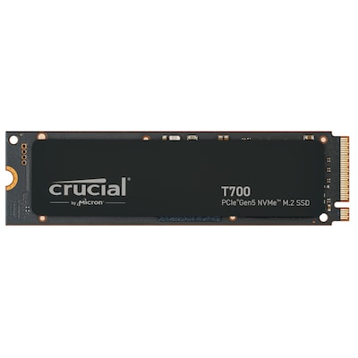 Perfekt günstig Kaufen-Crucial T700 NVMe SSD 2 TB M.2 2280 PCIe 5.0. Crucial T700 NVMe SSD 2 TB M.2 2280 PCIe 5.0 <![CDATA[• 2 TB - 3,8 mm Bauhöhe • M.2 2280 Card, PCIe 5.0 • Maximale Lese-/Schreibgeschwindigkeit: 12400 MB/s / 11.800 MB/s • Performance: Perfekt für Mu