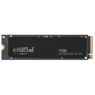 12 i  günstig Kaufen-Crucial T700 NVMe SSD 4 TB M.2 2280 PCIe 5.0. Crucial T700 NVMe SSD 4 TB M.2 2280 PCIe 5.0 <![CDATA[• 4 TB - 3,8 mm Bauhöhe • M.2 2280 Card, PCIe 5.0 • Maximale Lese-/Schreibgeschwindigkeit: 12400 MB/s / 11.800 MB/s • Performance: Perfekt für Mu