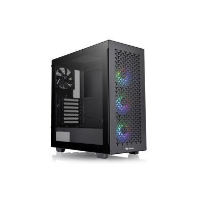 LQ360.ARGB günstig Kaufen-THERMALTAKE V350 TG ARGB Air Mid Tower ATX Gehäuse Sichtfenster schwarz. THERMALTAKE V350 TG ARGB Air Mid Tower ATX Gehäuse Sichtfenster schwarz <![CDATA[• ATX Gehäuse, Midi Tower • Für Mainboards Mini ITX, Micro-ATX, ATX • Abmessungen: 