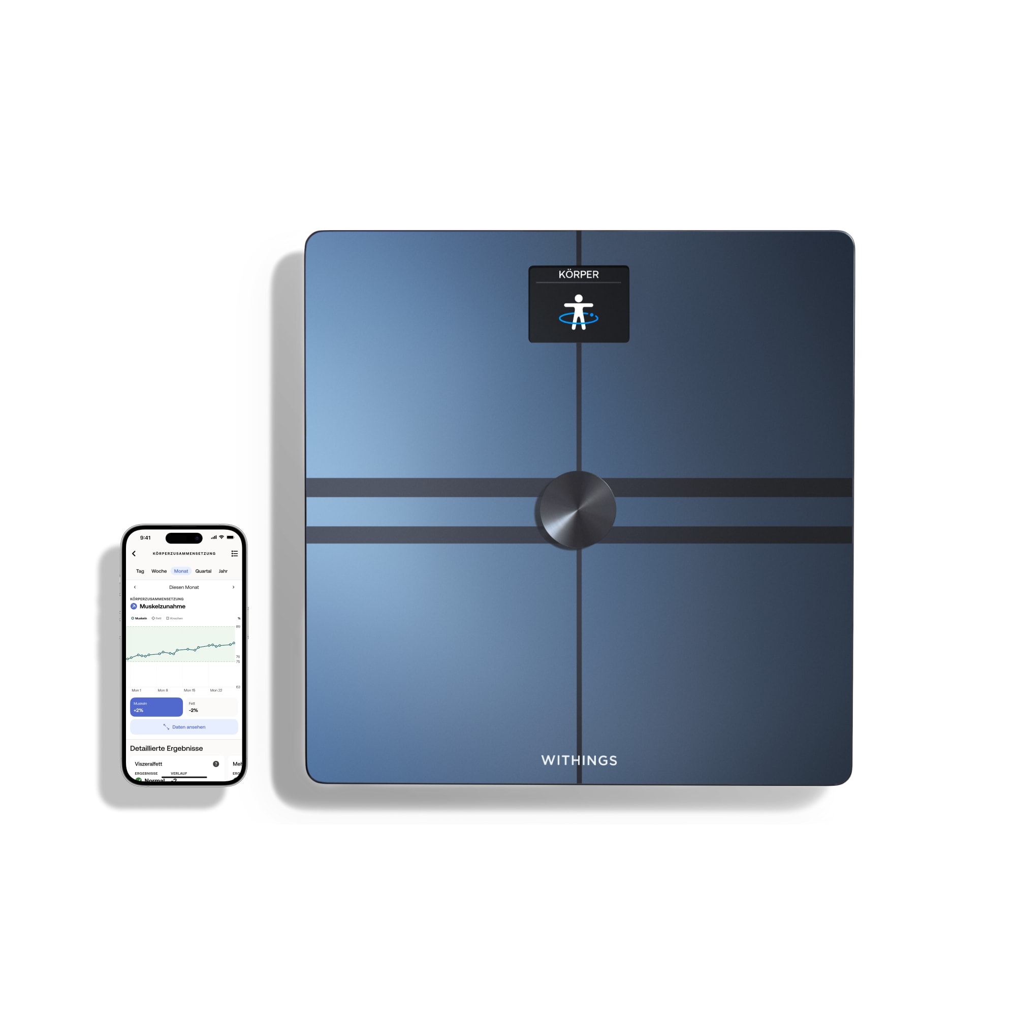 Withings Body Comp K&ouml;rperwaage schwarz