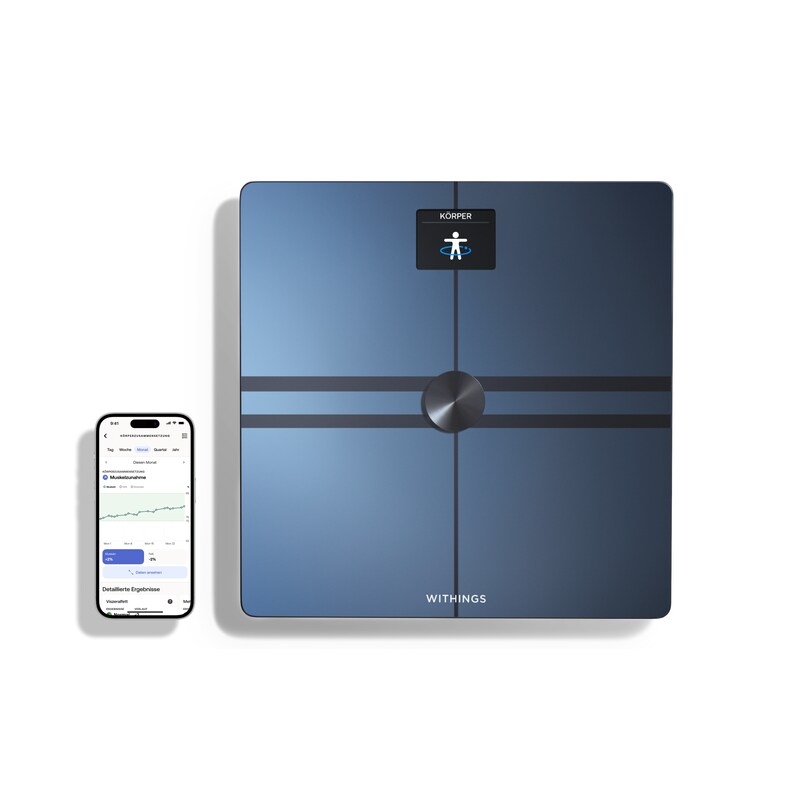 Withings Body Comp Körperwaage schwarz