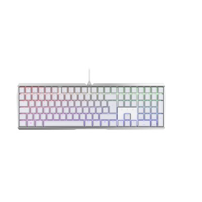 Nummer 2 günstig Kaufen-Cherry MX Board 3.0S kabelgebundene Gaming Tastatur weiß DE Layout rot. Cherry MX Board 3.0S kabelgebundene Gaming Tastatur weiß DE Layout rot <![CDATA[• Anwendungsbereich: Gaming, Nummernblock integriert • Kabelgebunden, 2,4GHz • Layout: 