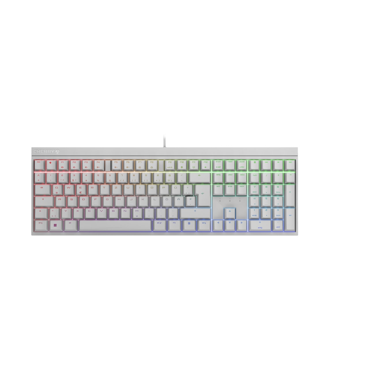 Cherry MX Board 2.0S Tastatur kabelgebunden, Weiß