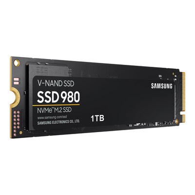 22 x günstig Kaufen-Samsung 980 Interne NVMe SSD 1 TB M.2 2280 PCIe 3.0 V-NAND TLC. Samsung 980 Interne NVMe SSD 1 TB M.2 2280 PCIe 3.0 V-NAND TLC <![CDATA[• 1 TB - 2,38 mm Bauhöhe • M.2 2280 Card, M.2 • Maximale Lese-/Schreibgeschwindigkeit: 3500 MB/s / 3000 MB/s •