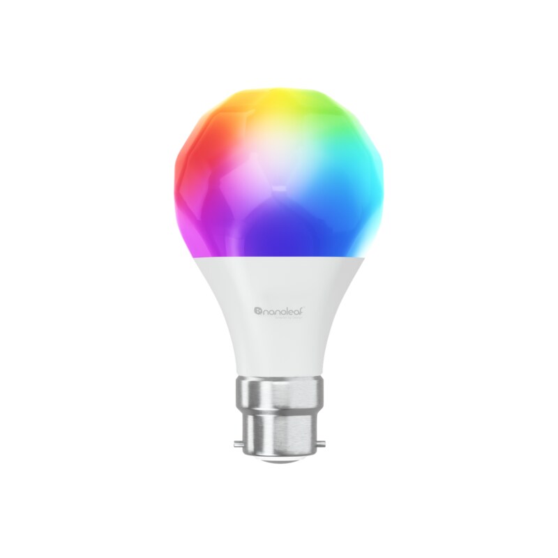 Essentials 5 günstig Kaufen-Nanoleaf Essentials Matter Smart Bulb B22 LED-Leuchtmittel. Nanoleaf Essentials Matter Smart Bulb B22 LED-Leuchtmittel <![CDATA[• Austauschtype: LED-Lampe / Sockel: B22 / Lichtfarbe: RGBW • Leistung: 8,5 Watt • Energieeffizienzklasse: F • Gewichte