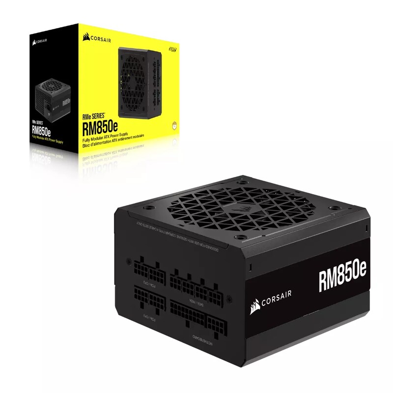 85 mm günstig Kaufen-Corsair RM850e 850 Watt Netzteil 80+ Gold ATX3.0 PCie5.0 (modular) 120mm Lüfter. Corsair RM850e 850 Watt Netzteil 80+ Gold ATX3.0 PCie5.0 (modular) 120mm Lüfter <![CDATA[• ATX3.0-Hochleistungsnetzteil mit 850W mit 120 mm Lüfter (Rifle-Lager) • 8