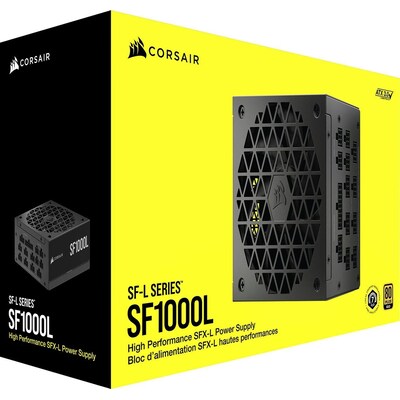 Corsair SF1000L 1000 Watt SFX Netzteil 80+ Gold ATX3.0 PCIe5.0 vollmodular
