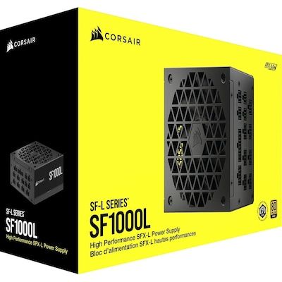 ATX3.0 günstig Kaufen-Corsair SF1000L 1000 Watt SFX Netzteil 80+ Gold ATX3.0 PCIe5.0 vollmodular. Corsair SF1000L 1000 Watt SFX Netzteil 80+ Gold ATX3.0 PCIe5.0 vollmodular <![CDATA[• 1000W SFX-Netzteil, 80+ Gold ATX3.0 PCIe5.0 • Stromversorgung im Small Form Factor und Hi