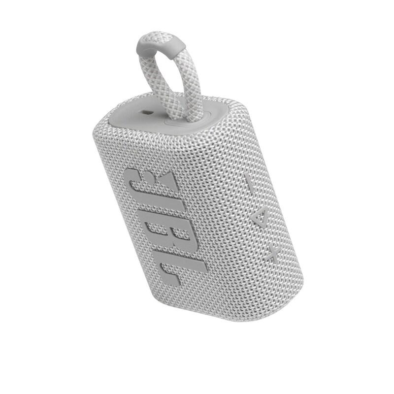 Bluetooth günstig Kaufen-Projekt: JBL GO 3 weiss Ultraportabler Bluetooth Lautsprecher IPX67. Projekt: JBL GO 3 weiss Ultraportabler Bluetooth Lautsprecher IPX67 <![CDATA[• Übertragung: Bluetooth - Farbe: Weiß • maximale Akkulaufzeit: 5h • Ladefunktionen: • Abmessungen: 8.5 cm B 