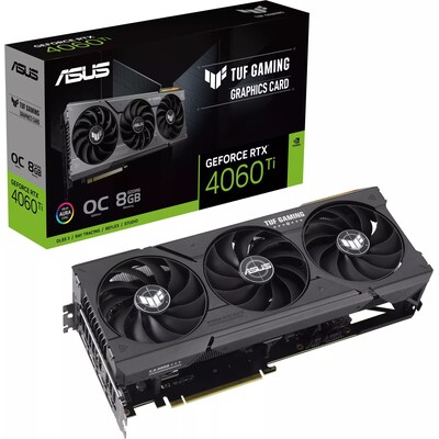 RAM 1x günstig Kaufen-ASUS TUF Gaming GeForce RTX 4060Ti OC Grafikkarte 8GB GDDR6, 1xHDMI, 3xDP. ASUS TUF Gaming GeForce RTX 4060Ti OC Grafikkarte 8GB GDDR6, 1xHDMI, 3xDP <![CDATA[• GeForce RTX 4060Ti, Ada Lovelace mit DLSS 3, Werksseitg übertaktet • 8 GB GDDR6-RAM (128bi