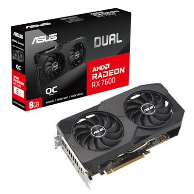 Dual 2 günstig Kaufen-ASUS Radeon RX 7600 DUAL OC V2 Gaming Grafikkarte 8GB GDDR6 3xDP/HDMI. ASUS Radeon RX 7600 DUAL OC V2 Gaming Grafikkarte 8GB GDDR6 3xDP/HDMI <![CDATA[• AMD Radeon RX 7600 mit AMD RDNA 3, Werksseitig übertaktet • 8 GB GDDR6-RAM (128bit Speicherinterfa