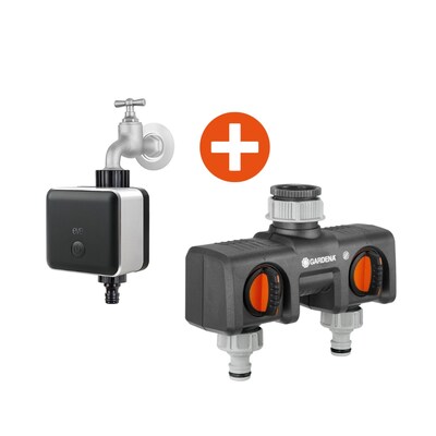 Eve Set Smarte Bewässerung - Eve Aqua HomeKit Thread & Gardena Verteiler