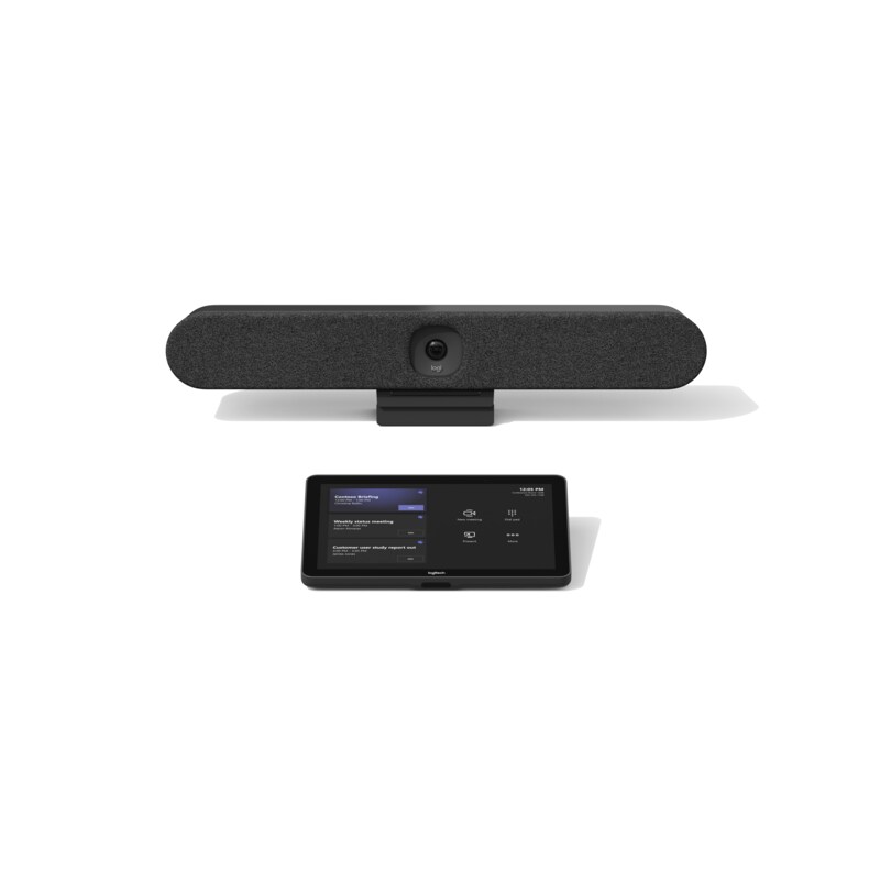 Logitech Rally Bar Huddle + Tap IP Touch-Controller Bundle