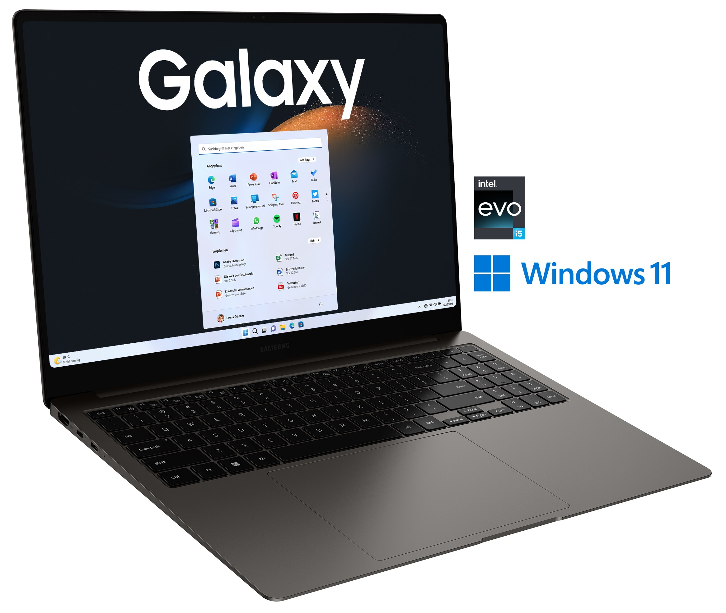 SAMSUNG Galaxy Book3 Pro NP960XFG-KC3DE i5-1340P 8GB/512GB SSD 16&quot; WQXGA+ W11