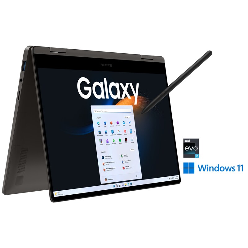 SAMSUNG Galaxy Book3 360 13,3" FHD i7-1360P 16GB/512B SSD Win11 NP730QFG-KA3DE