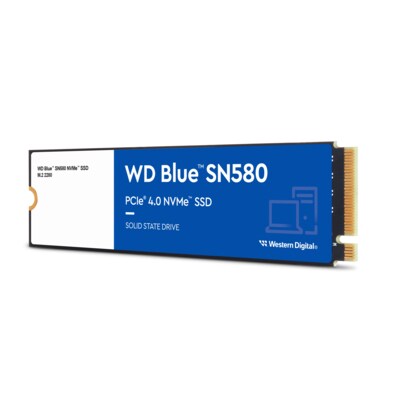 for HR günstig Kaufen-WD Blue SN580 NVMe SSD 250 GB M.2 2280 PCIe 4.0. WD Blue SN580 NVMe SSD 250 GB M.2 2280 PCIe 4.0 <![CDATA[• 250 GB - 2,38 mm Bauhöhe • M.2 2280 Card, PCIe 4.0 • Maximale Lese-/Schreibgeschwindigkeit: 4000 MB/s / 2000 MB/s • Performance: Perfekt f