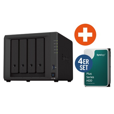 Synology DS423+ NAS System 4-Bay 16 TB inkl. 4x 4 TB Synology HDD HAT3300-4T