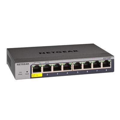 mit Switch günstig Kaufen-Netgear GS108Tv3 8-Port Gigabit Ethernet Smart Switch mit Cloud-Management. Netgear GS108Tv3 8-Port Gigabit Ethernet Smart Switch mit Cloud-Management <![CDATA[• 8 Gigabit Ports • Dynamische VLAN-Zuweisung : Ja • DoS-Verhinderung : Ja • Insight Mo