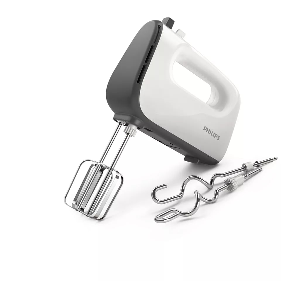 Philips 5000 series 450 W, 5 Geschwindigkeiten, Turbo-Funktion, kaschmirgrau, Mixer, Handmixer, 1,2 m, Grau, Acrylnitril-Butadien-Styrol (ABS), Edelstahl, Kunststoff - Image 3