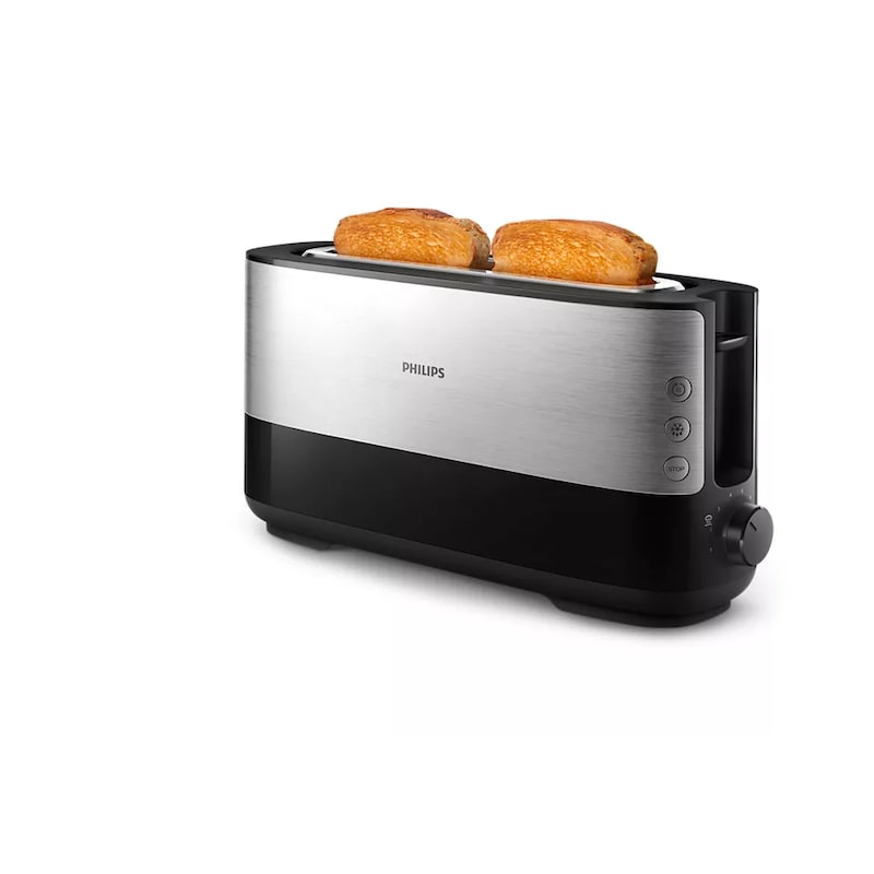 Philips HD2692/90 Viva Collection Toaster – lange Toastkammer, Metall