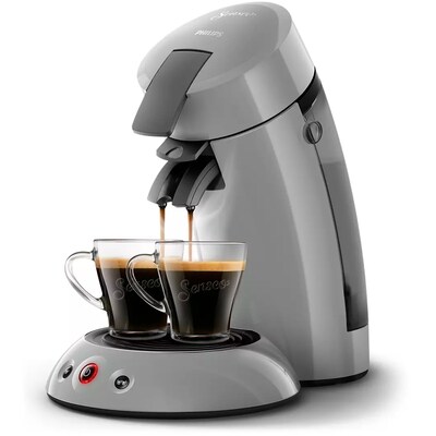 We Are günstig Kaufen-Philips HD6553/70 SENSEO Original Kaffeepadmaschine, grau. Philips HD6553/70 SENSEO Original Kaffeepadmaschine, grau <![CDATA[• Ein oder zwei Tassen in unter 60 Sekunden • Crema Plus für eine feine, samtige Crema-Schicht • Höhenverstellbarer Kaffe