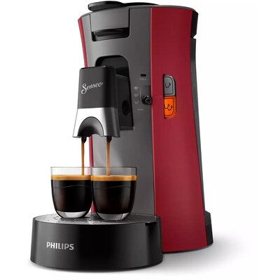 unter günstig Kaufen-Philips HD6553/80 SENSEO Original Kaffeepadmaschine, rot. Philips HD6553/80 SENSEO Original Kaffeepadmaschine, rot <![CDATA[• Ein oder zwei Tassen in unter 60 Sekunden • Crema Plus für eine feine, samtige Crema-Schicht • Höhenverstellbarer Kaffeea