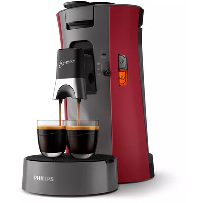 Philips CSA230/90 SENSEO Select Kaffeepadmaschine, rot