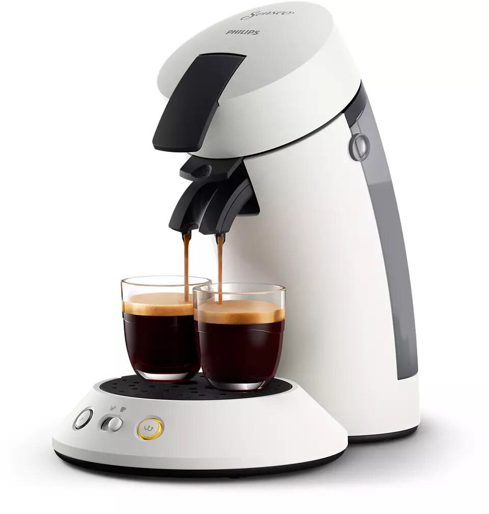 Philips CSA210/10 SENSEO Original Plus Kaffeepadmaschine, wei&szlig;