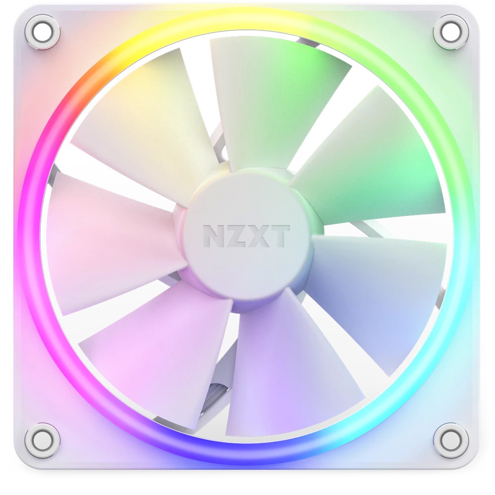 NZXT F120 RGB Geh&auml;usel&uuml;fter 120mm Wei&szlig;