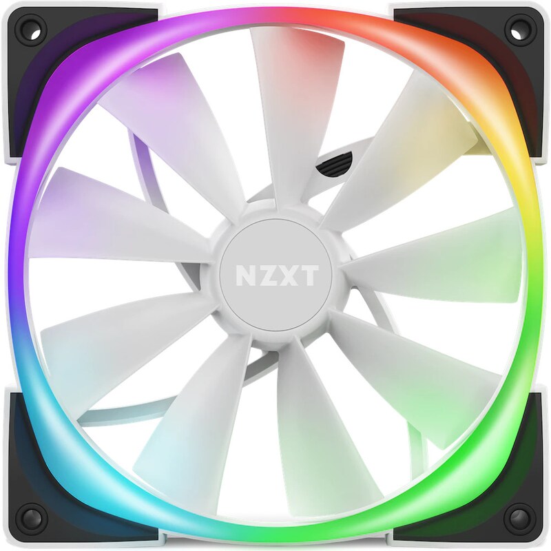 NZXT Aer RGB Gehäuselüfter 140mm Weiß/Schwarz