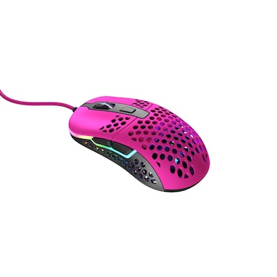 Pink  günstig Kaufen-Cherry XTRFY M42 RGB kabelgebundene Gaming Maus USB Pink. Cherry XTRFY M42 RGB kabelgebundene Gaming Maus USB Pink <![CDATA[• Anwendungsbereich: Gaming, 6 Tasten • Kabelgebunden (USB) • Sensortechnologie: Premium Pixart 3389 Sensor (16.000 dpi) • 