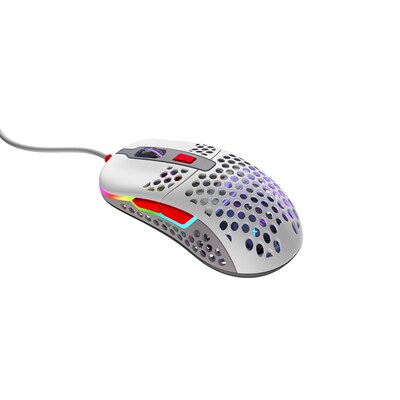 Maus,Vollion günstig Kaufen-Cherry XTRFY M42 RGB kabelgebundene Gaming Maus USB Retro Grau. Cherry XTRFY M42 RGB kabelgebundene Gaming Maus USB Retro Grau <![CDATA[• Anwendungsbereich: Gaming, 6 Tasten • Kabelgebunden (USB) • Sensortechnologie: Premium Pixart 3389 Sensor (16.0