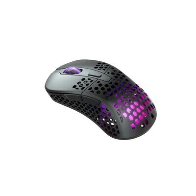 RGB RT günstig Kaufen-Cherry XTRFY M4 RGB kabellose Gaming Maus Schwarz. Cherry XTRFY M4 RGB kabellose Gaming Maus Schwarz <![CDATA[• Anwendungsbereich: Gaming, 6 Tasten • Nutzung mit & ohne Kabel • Sensortechnologie: Pixart 3370 (19.000 dpi) • Schwarz, 71g, 39,0 mm x 