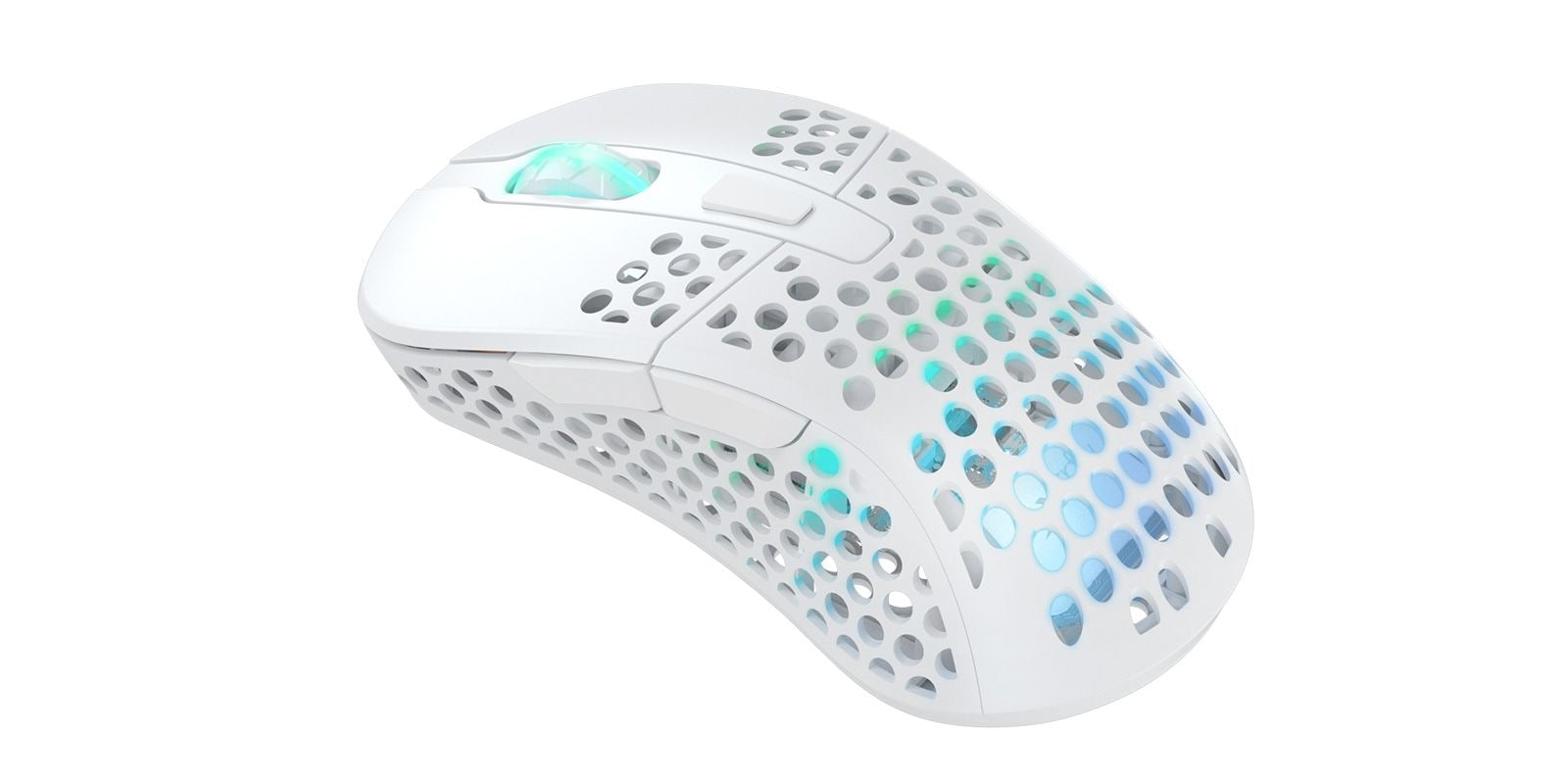 Cherry XTRFY M4 RGB Maus Weiß kabelgebunden / kabellos für Rechtshänder