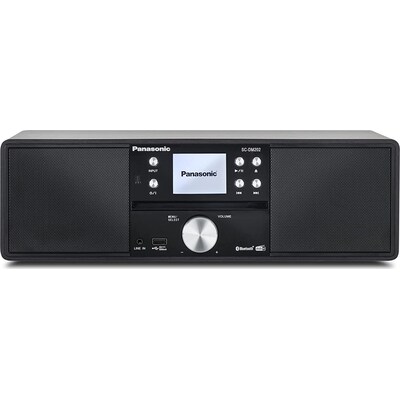 mit FM günstig Kaufen-Panasonic SC-DM202EG-K All-in-One Stereo System mit CD, DAB+, Bluetooth, schwarz. Panasonic SC-DM202EG-K All-in-One Stereo System mit CD, DAB+, Bluetooth, schwarz <![CDATA[• Kompakter Alleskönner, All-In-One-Gerät • DAB+ und FM-Radio • Bluetooth 