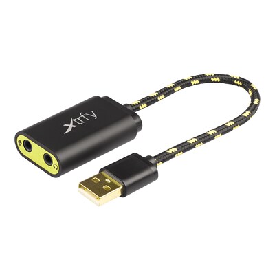 Ich und günstig Kaufen-Cherry XTRFY SC1 Externe USB-Soundkarte. Cherry XTRFY SC1 Externe USB-Soundkarte <![CDATA[• Anwendungsbereich: Gaming • Schwarz, 55g • PC/ Notebook, Mac, Windows Vista, PlayStation4]]>. 