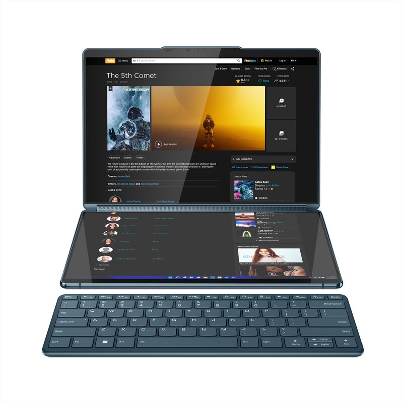 Lenovo Yoga Book 9i 82YQ002AGE 2x13" 2,8K OLED Touch i7-1355U 16GB/1TB SSD Win11