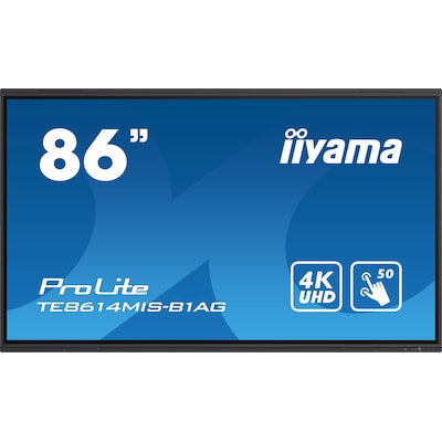 iiyama ProLite TE8614MIS-B1AG 217,4cm (86") 4K UHD Touch Monitor HDMI/DP/USB-C