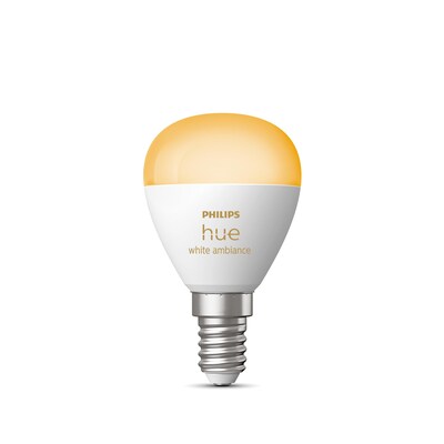Philips Hue White Ambiance Einzelpack E14 Kugel 470lm