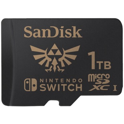 FC TY günstig Kaufen-SanDisk 1 TB microSDXC Speicherkarte für Nintendo Switch™ schwarz. SanDisk 1 TB microSDXC Speicherkarte für Nintendo Switch™ schwarz <![CDATA[• Speichertyp: microSDXC (UHS-I) • Speicherkapazität: 1 TB • lizenziert für die N